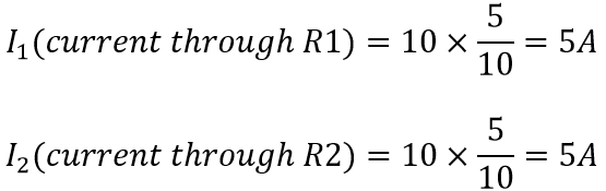 Current Divider Equation